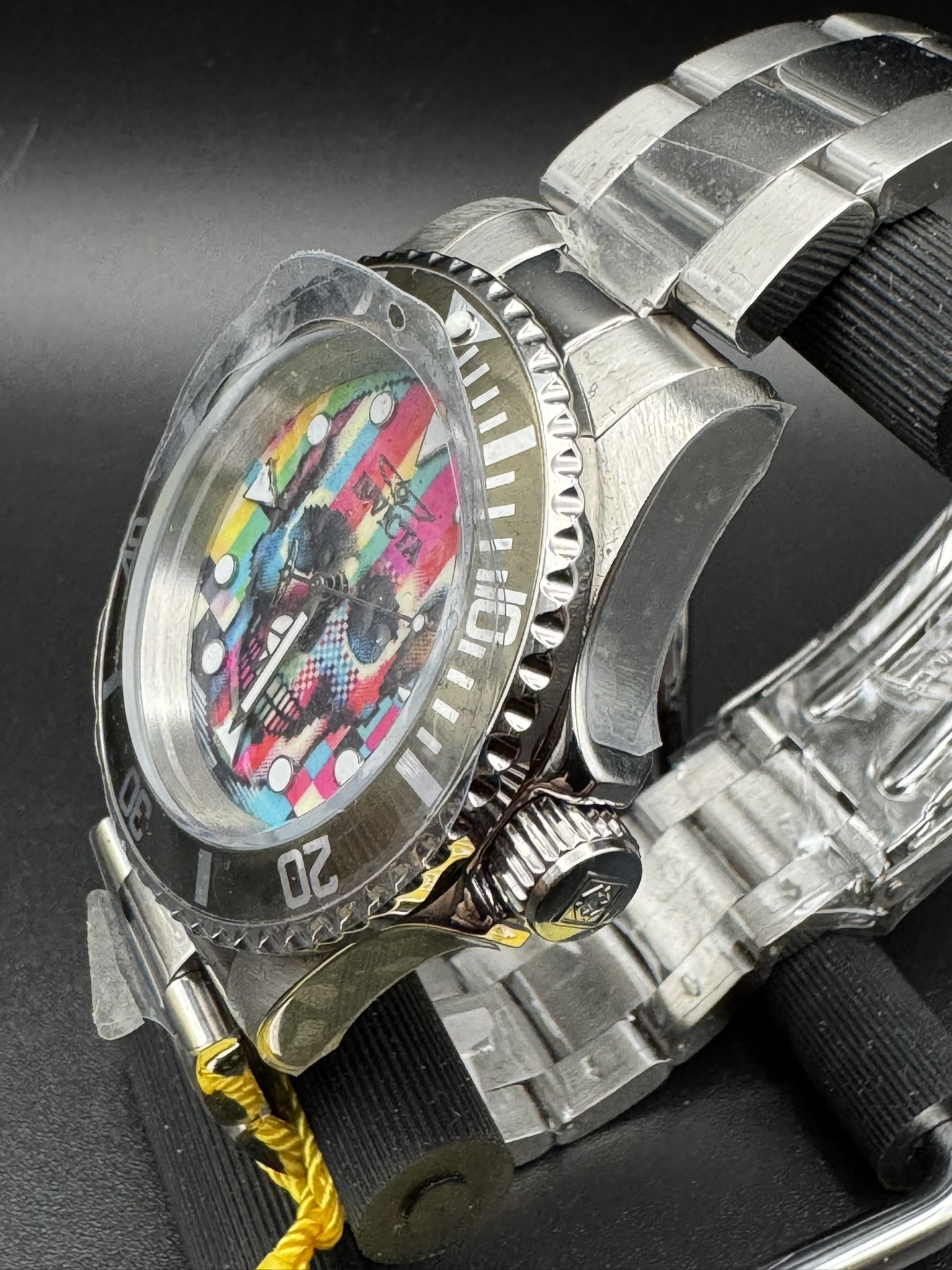 Invicta Pop Art Multi-Color Skull Diver - Image 3