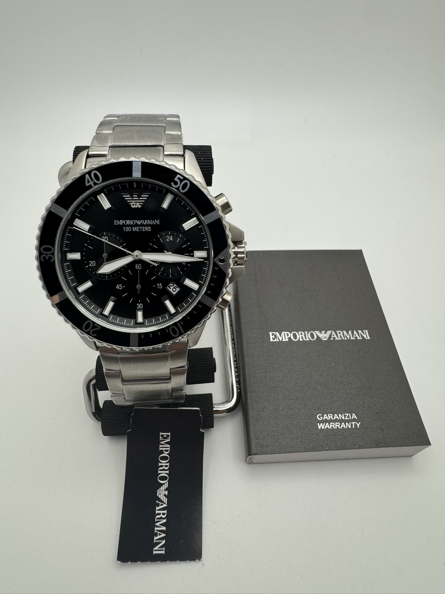 Emporio Armani AR11360 Men's Diver Chronograph Watch - Image 2