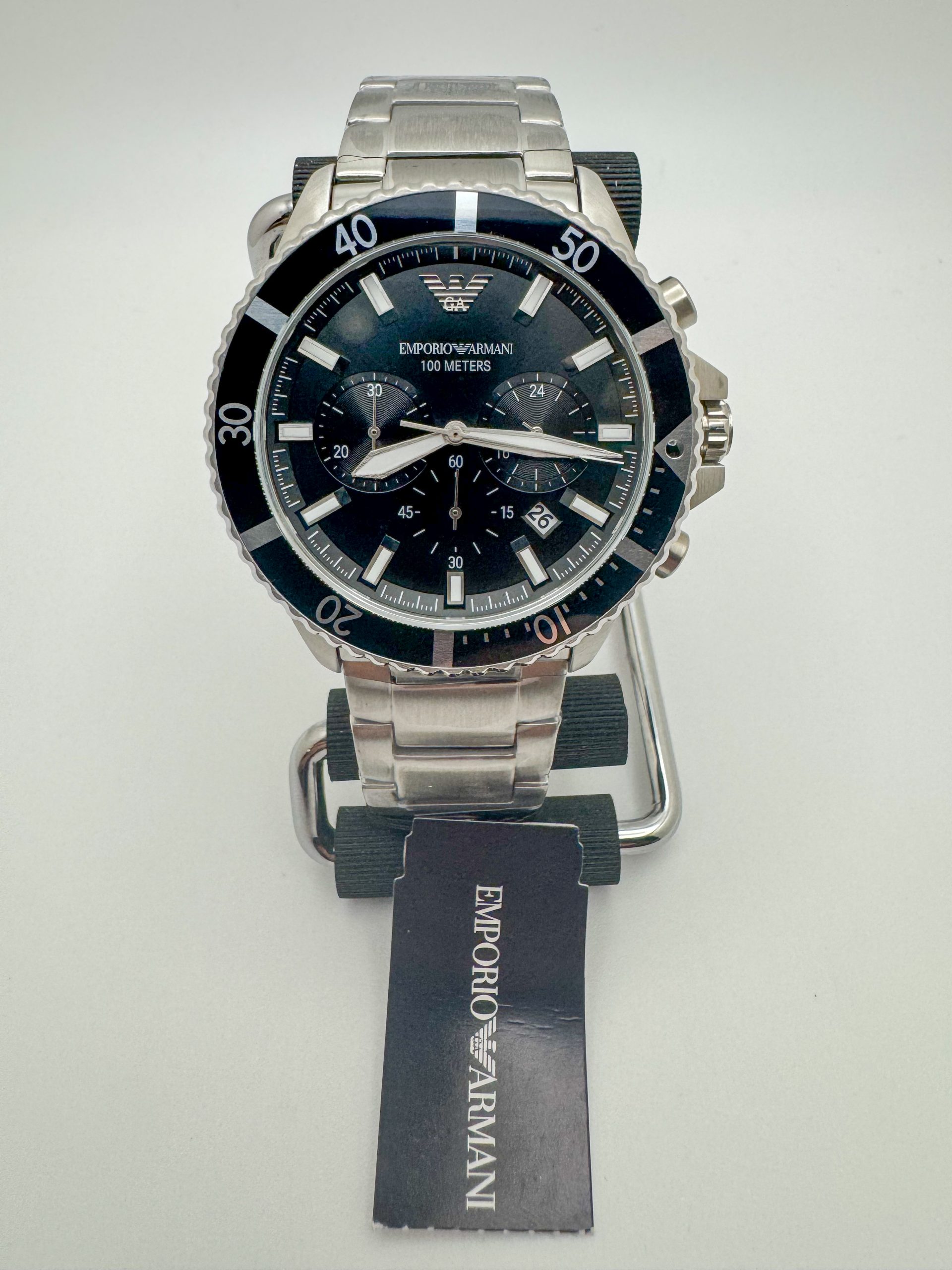 Emporio Armani AR11360 Men's Diver Chronograph Watch - Image 3