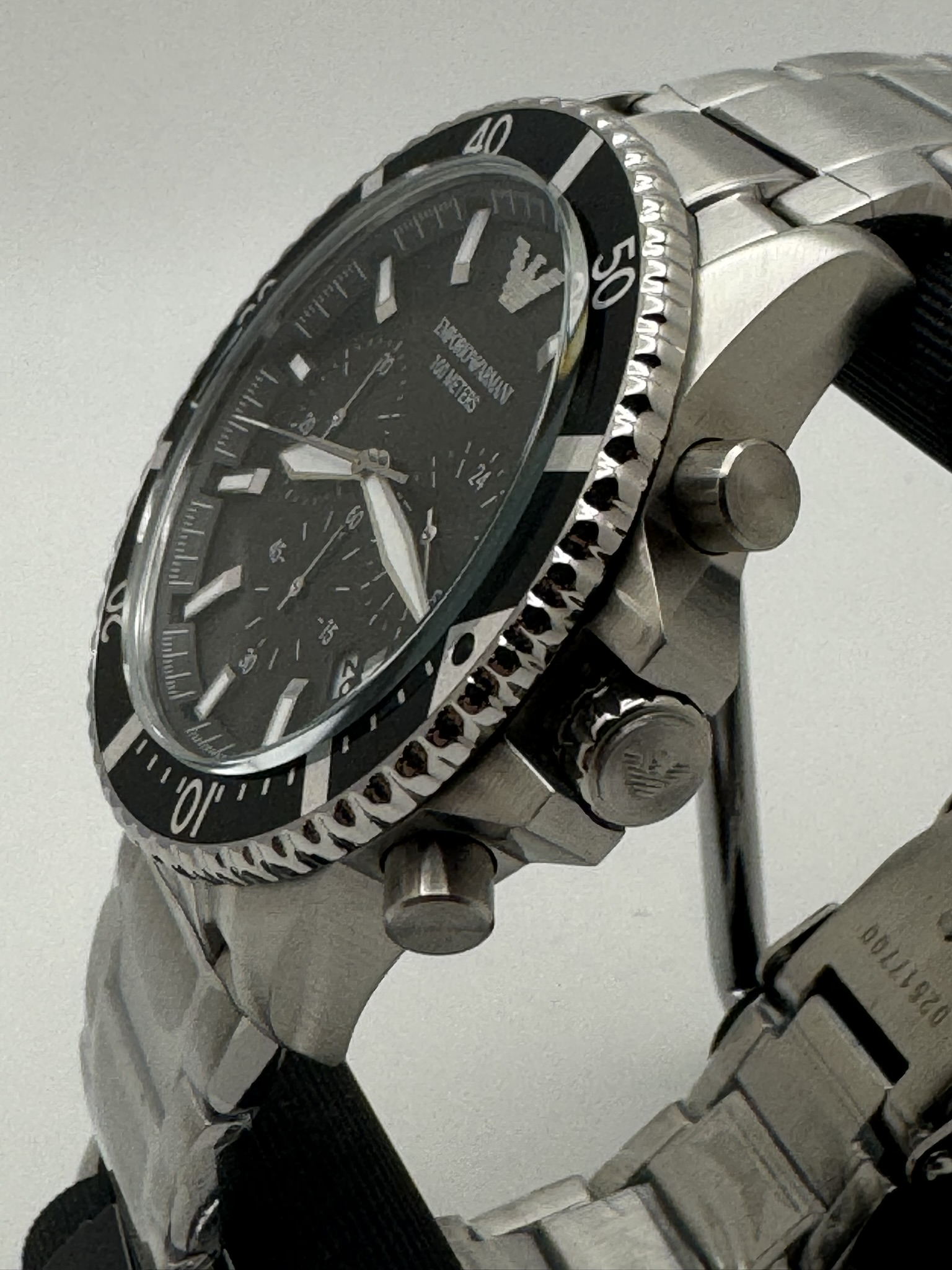Emporio Armani AR11360 Men's Diver Chronograph Watch - Image 5