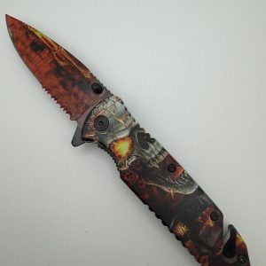 Skull Pocket Knife