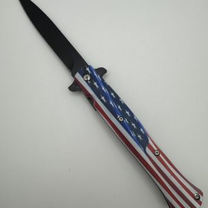 American Flag Stiletto Pocket Knife